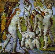 Paul Cezanne Five Bathers Spain oil painting artist